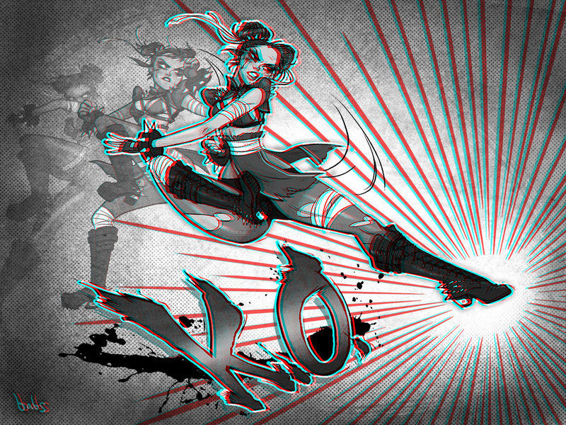 Illustration for article titled 3D Video Game Art That Looks Good Even Without Glasses